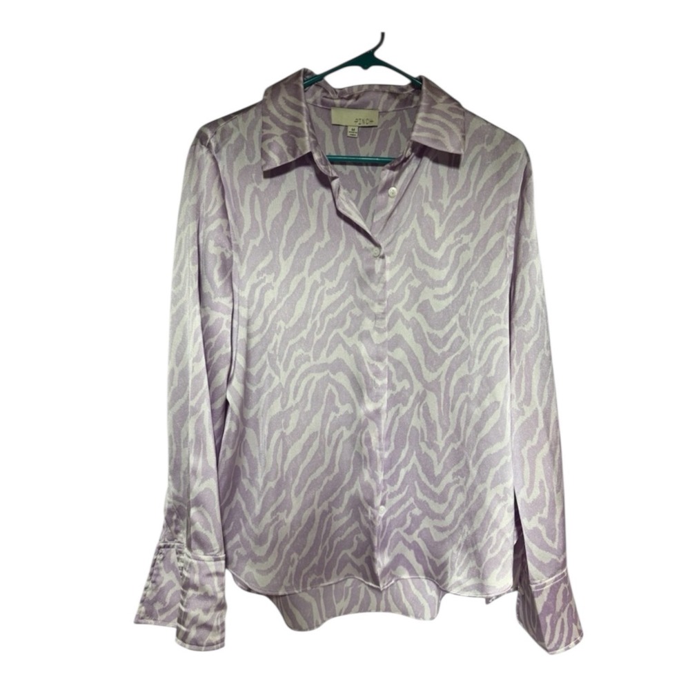 Pinch Lavender Zebra‎ Print Blouse